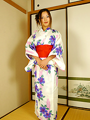 Japanese slut Kasumi gets fucked in her kimono