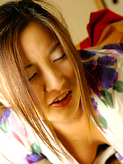 Japanese slut Kasumi gets fucked in her kimono